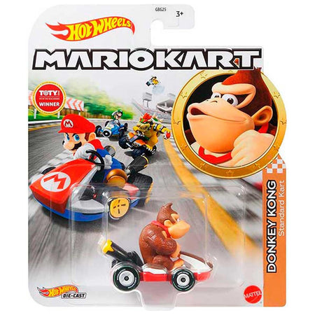 Hot Wheels Mario Kart: Donkey Kong with Standard Vehicle Toys & Games Mattel