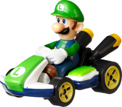 Hot Wheels Mario Kart: Luigi Standard Kart Vehicle Toys & Games Mattel