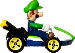 Hot Wheels Mario Kart: Luigi Standard Kart Vehicle Toys & Games Mattel