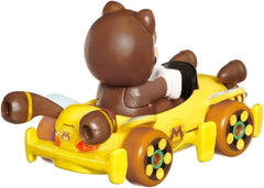 Hot Wheels Mario Kart: Tanooki with Bumble V Vehicle Toys & Games Mattel