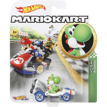 Hot Wheels Mario Kart: Yoshi B-Dasher Vehicle Toys & Games Mattel