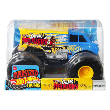Hot Wheels: Oversized Monster Trucks Demo Delivery Toys & Games Mattel