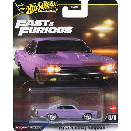 Hot Wheels Premium: Fast and Furious - 1966 Chevy Impala Toys & Games Mattel