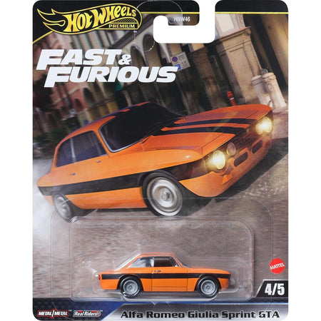 Hot Wheels Premium: Fast and Furious - Alfa Romeo Giulia Sprint GTR Toys & Games Mattel
