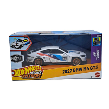 Hot Wheels: Pull-Back Speeders [2022 BMW M4 GT3] Toys & Games Mattel