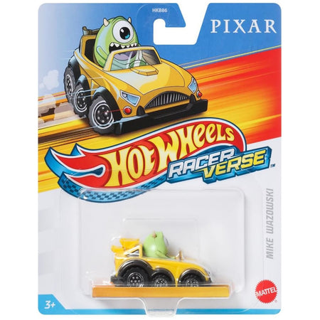 Hot Wheels RacerVerse: Monsters Inc. Mike Wazowski Car - 1:64 Diecast Toys & Games Mattel