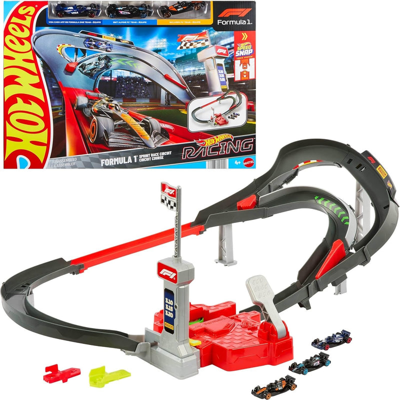 Hot Wheels: Racing Formula 1 Sprint Race Circuit Track Toys & Games Mattel