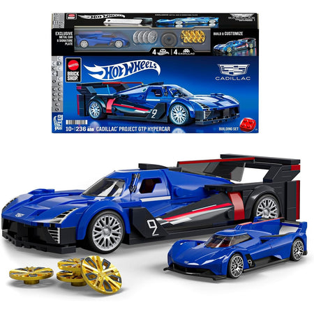 Hot Wheels: Speed Series Cadillac Project GTP Hypercar Building Set Toys & Games Mattel