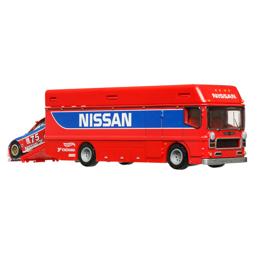 Hot Wheels: Team Transport Nissan Euro Hauler and '94 300 ZX GTS - 1:64 Scale Toys & Games Mattel