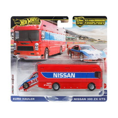 Hot Wheels: Team Transport Nissan Euro Hauler and '94 300 ZX GTS - 1:64 Scale Toys & Games Mattel