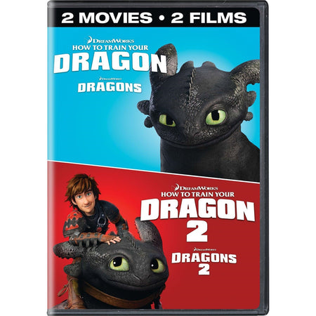 How To Train Your Dragon 1 & 2 Double Feature [DVD] DVD Movie Dreamworks   