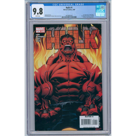 Hulk: #1 [CGC 9.8 Ed McGinness CVR] 2008 Comics Marvel Comics