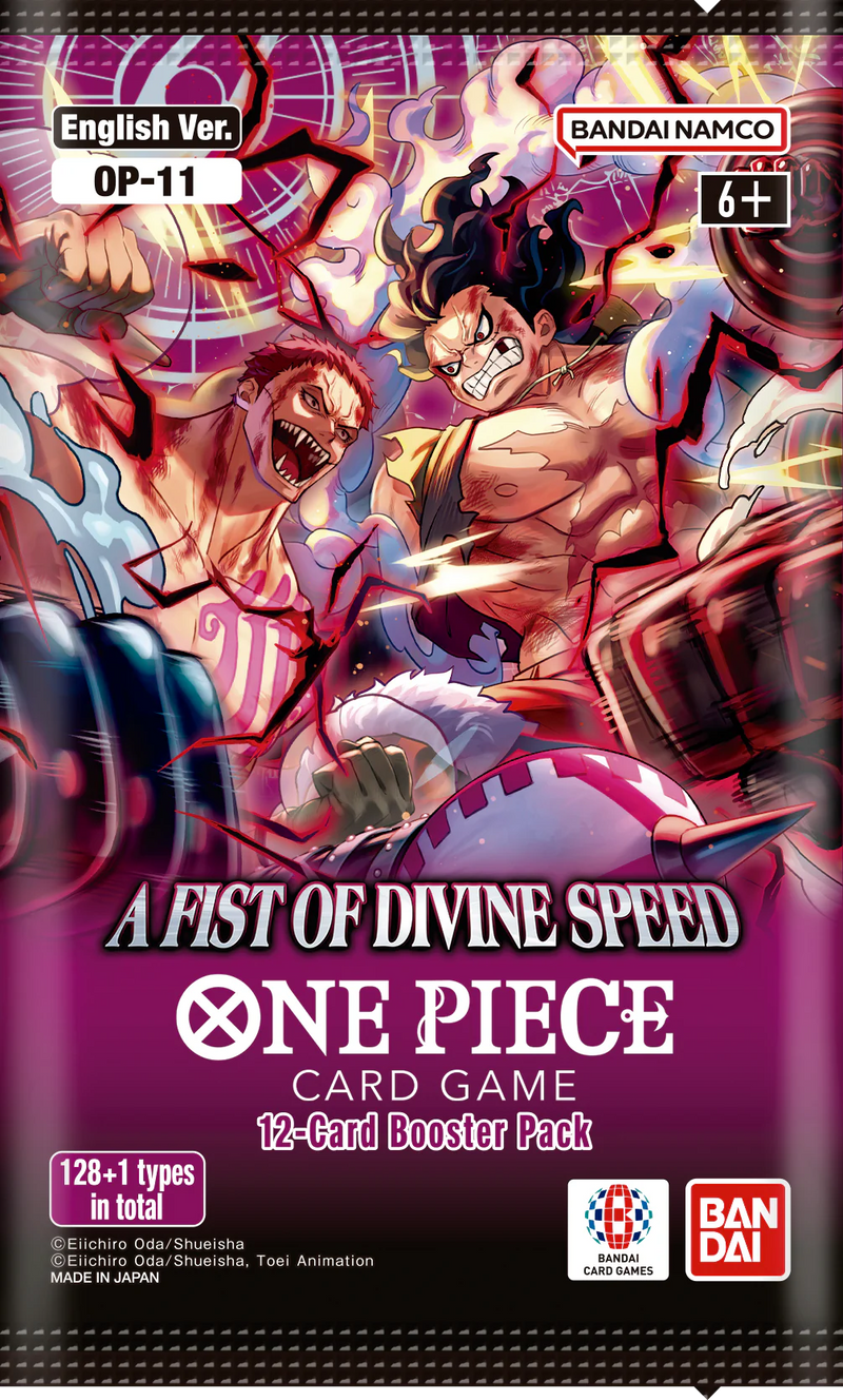 a fist of divine speed booster box OP-11A TCG & CASEFactory Sealed Players can use the new cards to strengthen a wide variety of existing decks one piece a fist of
