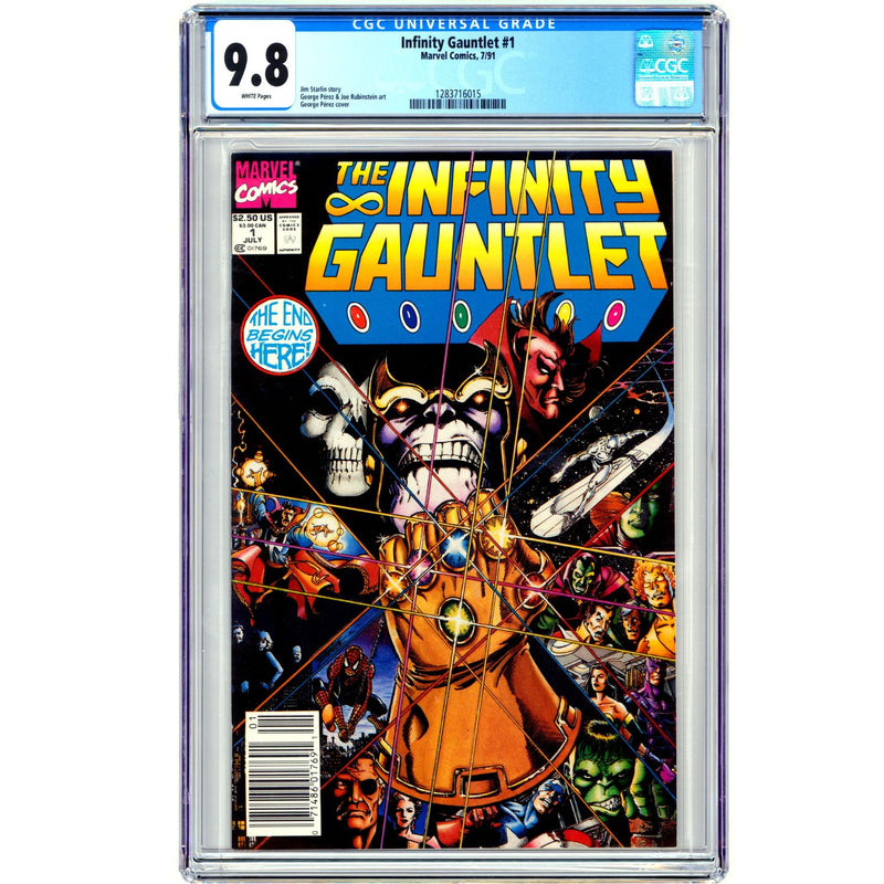 Infinity Gauntlet: #1 [George Perez CGC 9.8] 1991 Comics Marvel Comics