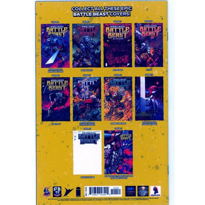 Invincible Universe Battle Beast: #1 [Beats Exclusive Foil Signed Ottley & Beats] 2025 Comics Image Comics