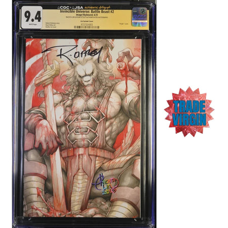 Invincible Universe Battle Beast: #2 [Ottley/Rachta CGC 9.4 Shopville Exclusive Rainbow Double Signature] 2025 Comics Image Comics
