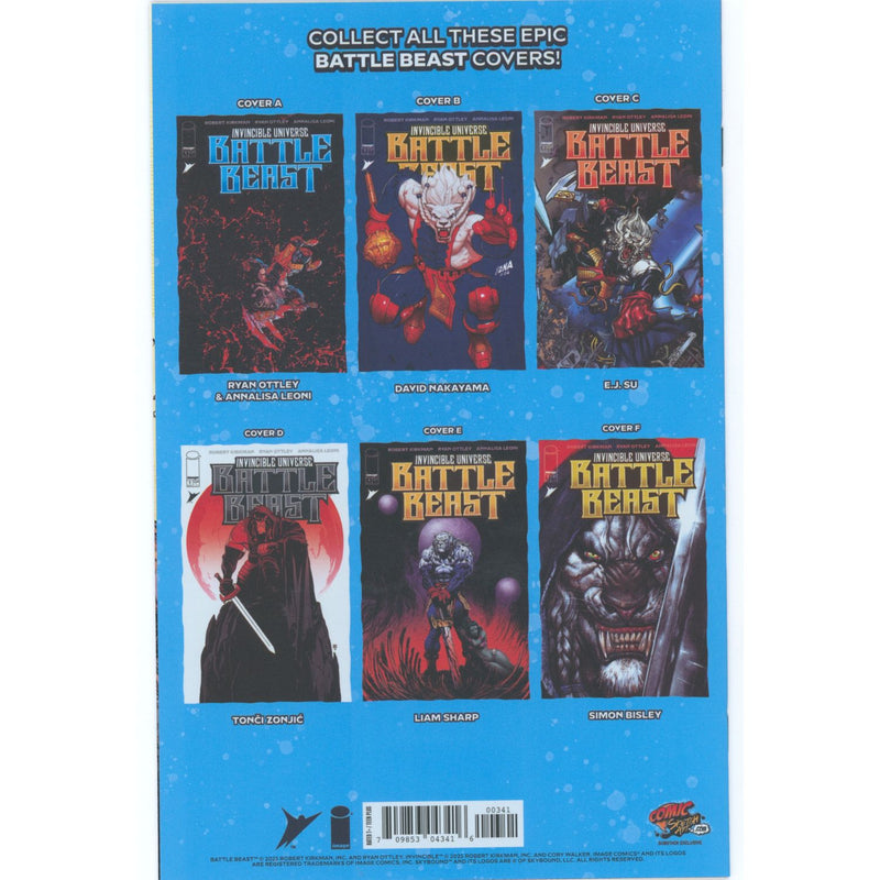 Invincible Universe Battle Beast: #3 [Spot Foil Signed by Brooks & Ottley] 2025