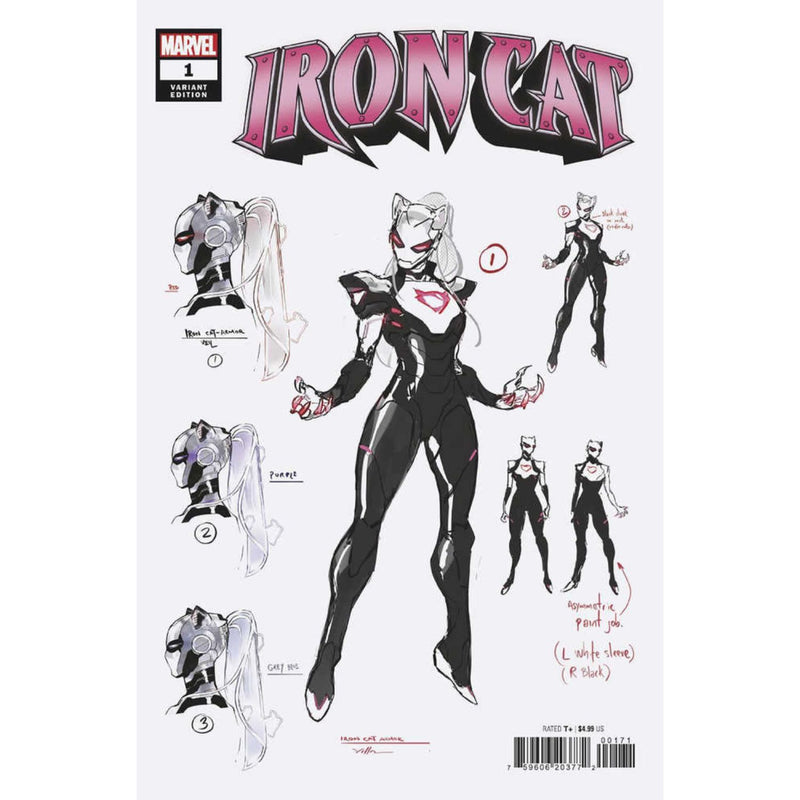 Iron Cat: #1 [C.F. Villa Design CVR G - 1:10] 2022 Comics Marvel Comics