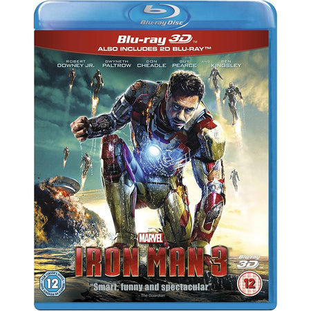 Iron Man 3 [Blu-Ray] Blu-Ray 3D Movie Marvel   