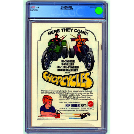 Iron Man: #55 [Jim Starlin CGC 9.6] 1968 Comics Marvel Comics