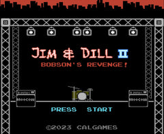 Jim & Dill II: Bobson's Revenge - NES Release Standard & Silver [NES] NES Video Game Premium Edition Games   