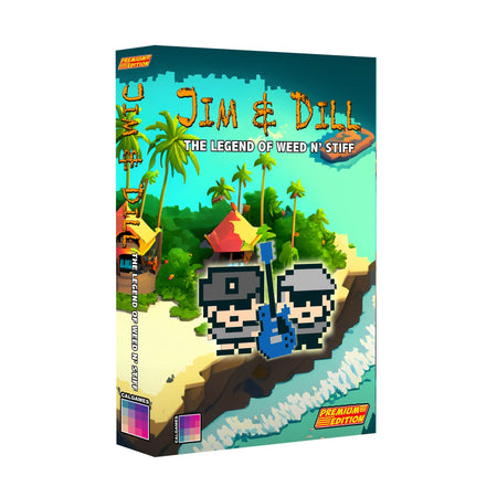 Jim & Dill: The Legend of Weed N' Stiff - NES Release Standard & Silver [NES] NES Video Game Premium Edition Games   