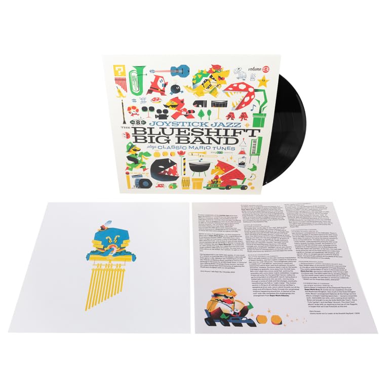 Joystick Jazz: The Blueshift Big Band Plays Classic Mario Tunes - Volume 3 [Audio Vinyl] Audio CD/Vinyl iam8bit