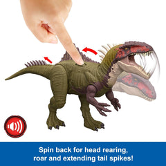Jurassic World Chaos Theory Battle Roarin Becklespinax Dinosaur Figure Toys & Games Mattel