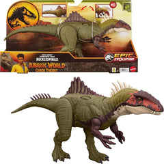 Jurassic World Chaos Theory Battle Roarin Becklespinax Dinosaur Figure Toys & Games Mattel