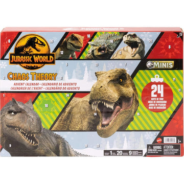 Jurassic World: Chaos Theory Holiday Advent Calendar 24 Day Countdown Toys & Games Mattel
