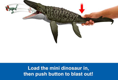 Jurassic World Rebirth: Bite N Blast Mosasaurus Toys & Games Mattel