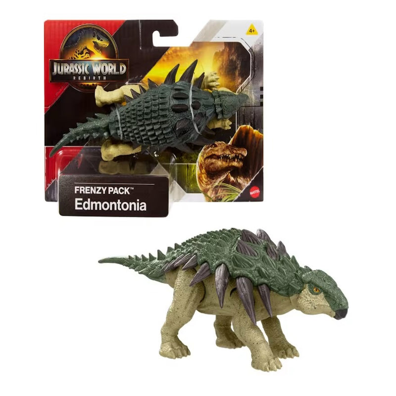 Jurassic World Rebirth: Frenzy Pack - Edmontonia Toys & Games Mattel