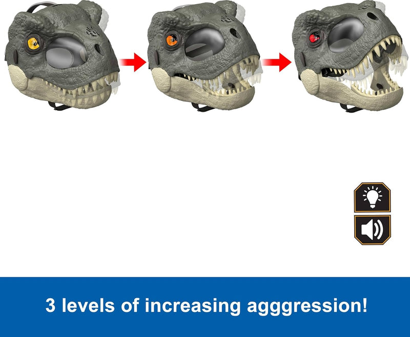 Jurassic World Rebirth: Rage N Roar T-Rex Mask Toys & Games Mattel