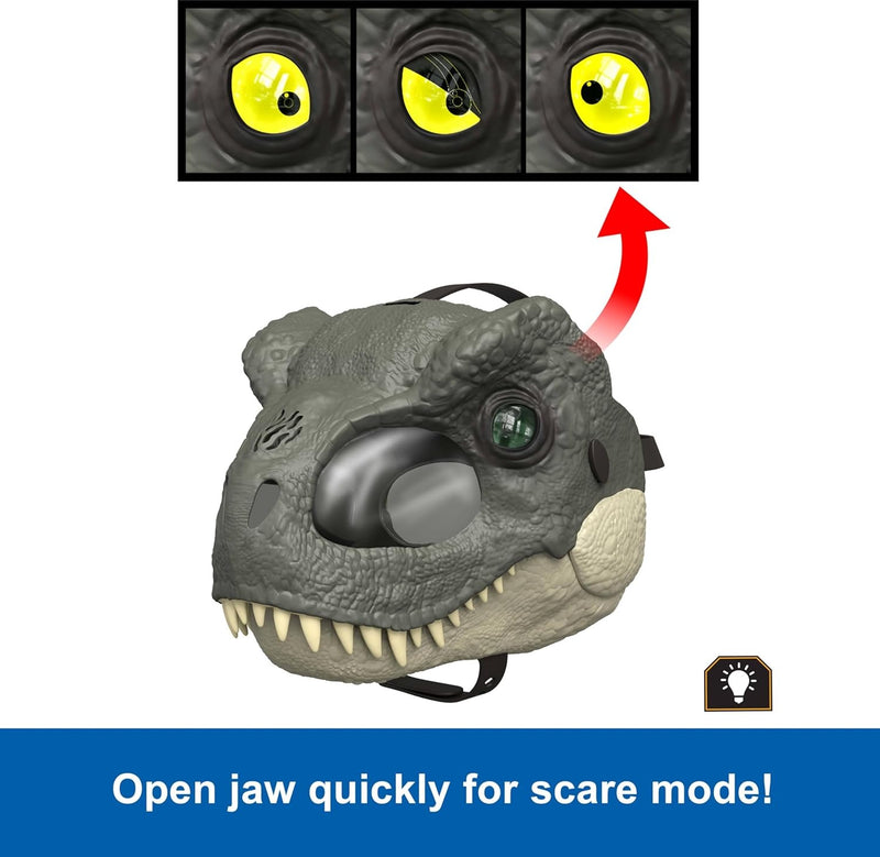 Jurassic World Rebirth: Rage N Roar T-Rex Mask Toys & Games Mattel