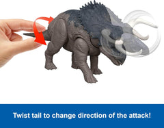 Jurassic World Rebirth: Wild Roar Nasutoceratops Toys & Games Mattel