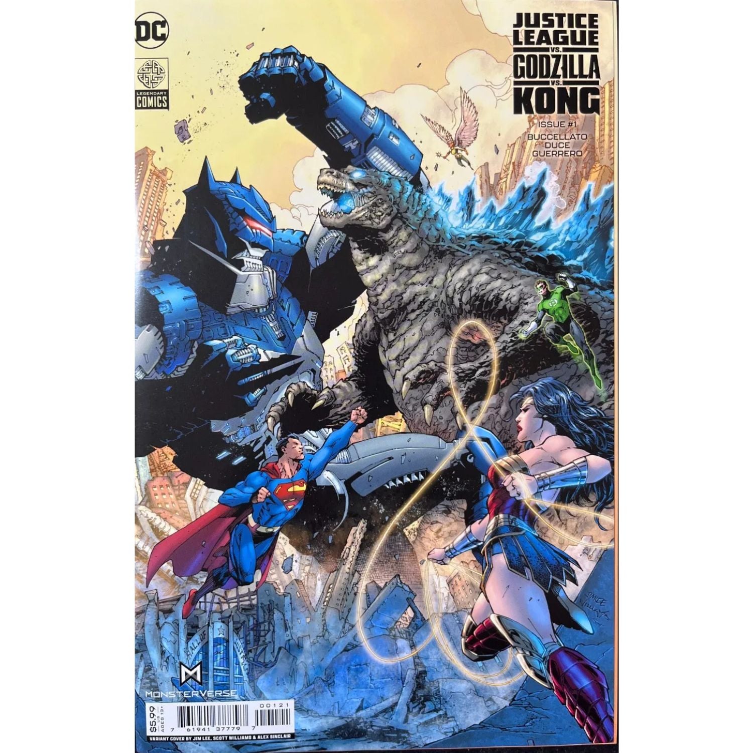 Justice League VS Godzilla VS Kong: #1 [Jim Lee Scott Williams CVR B ...