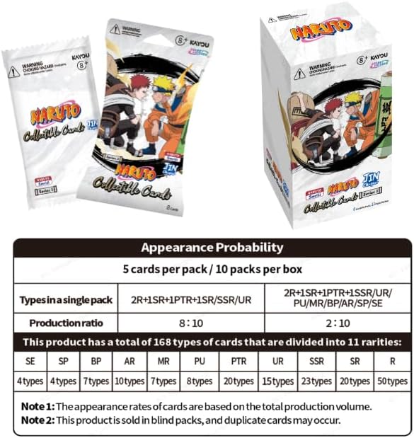 Kayou TCG: Naruto - Smriti Jin Chapter Series 2 Collectible Card Booster Box & PROMO -12 Packs Trading Cards Kayou