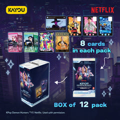 Kayou TCG: KPOP Demon Hunters - Series 1 - World Tour Energy Edition - 12 Packs Card Game Kayou