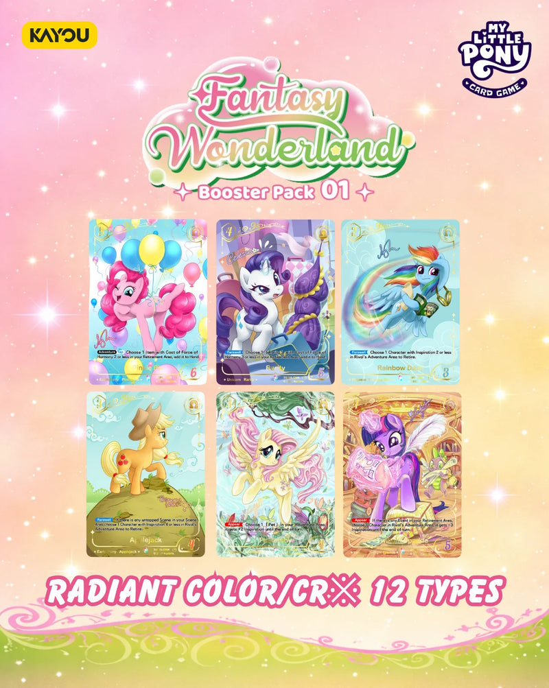 Kayou TCG: My Little Pony CG: Fantasy Wonderland Booster Box - 20 Packs