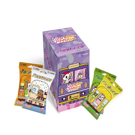 Kayou TCG: Tokidoki Wonder Voyage Roaming Edition Collectable Card Booster Box - 12 Packs Card Game Kayou