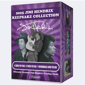 Keepsake: Jimi Hendrix Premiere Collector's Edition Booster Box - Exclusive LAVA EDITION Memorabilia Keepsake