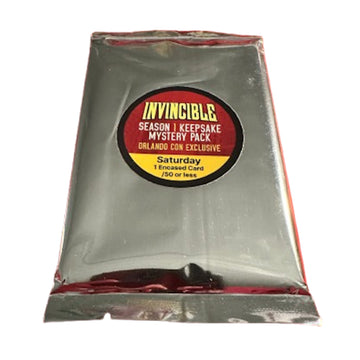 Keepsake: Invincible Season 1 Mystery Pack - Orlando Con Saturday Exclusive Invincible /50 or less (1 Card) Trading Cards Keepsake