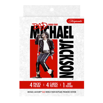 Keepsake: Michael Jackson Bad World Tour Premiere Mini Box Trading Cards Keepsake