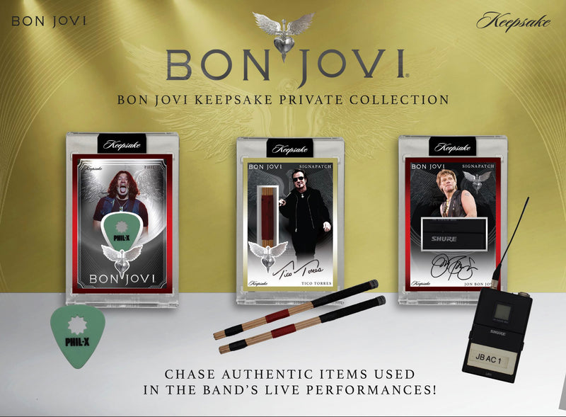 Keepsake: Bon Jovi Private On Tour Collection - Master Case with Limited Edition Storage Box - 6 Mini Boxes Memorabilia Keepsake