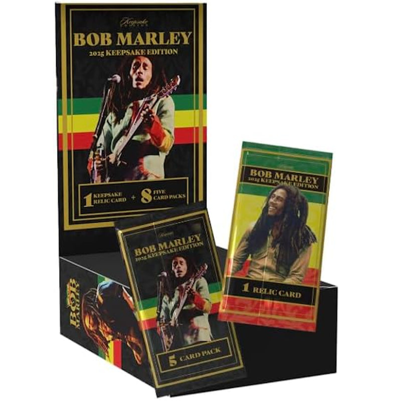 2025 Bob Marley Keepsake Premiere Hobby Edition Box (8 Packs) Memorabilia Keepsake