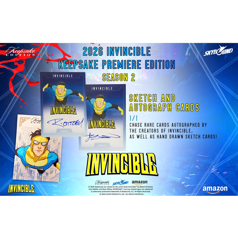Keepsake: Invincible Season 2 Premiere Breakers Box Trading Cards Keepsake