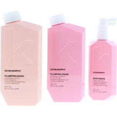 Kevin Murphy - Plumping Wash 250ml, Plumping Rinse 250ml, Body Mass 100ml TRIO - [Hair Care]