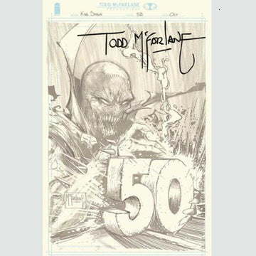 King Spawn: #50 [Todd McFarlane Signed Virgin Sketch CVR H - 1:1000] 2025