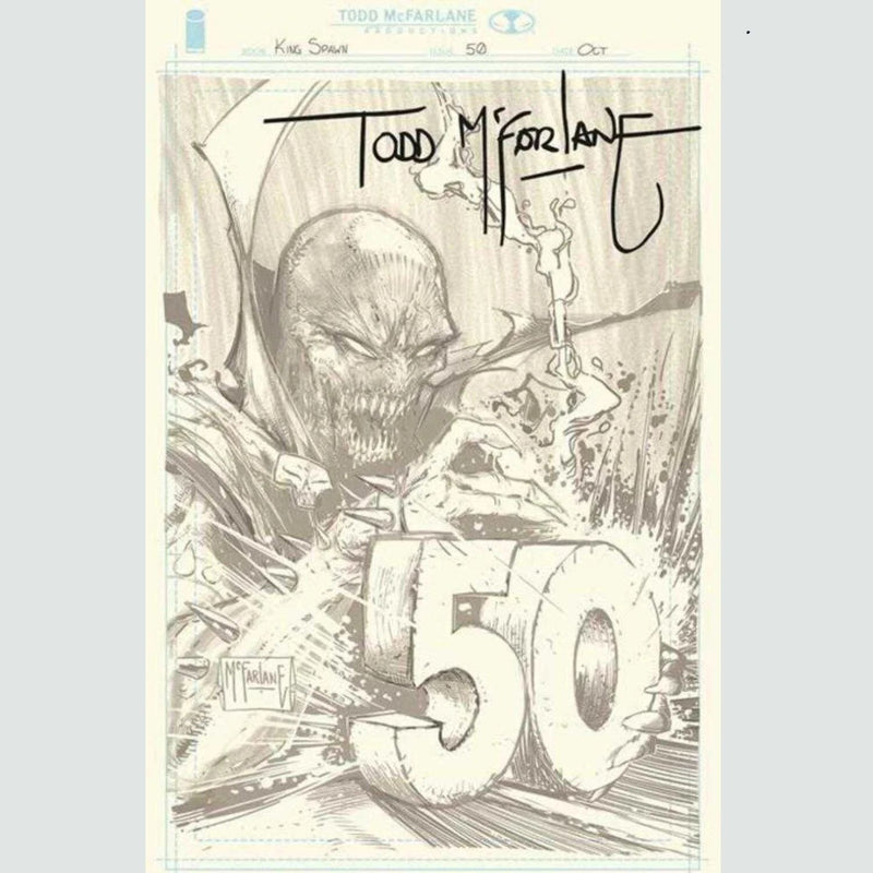 King Spawn: #50 [Todd McFarlane Signed Virgin Sketch CVR H - 1:1000] 2025