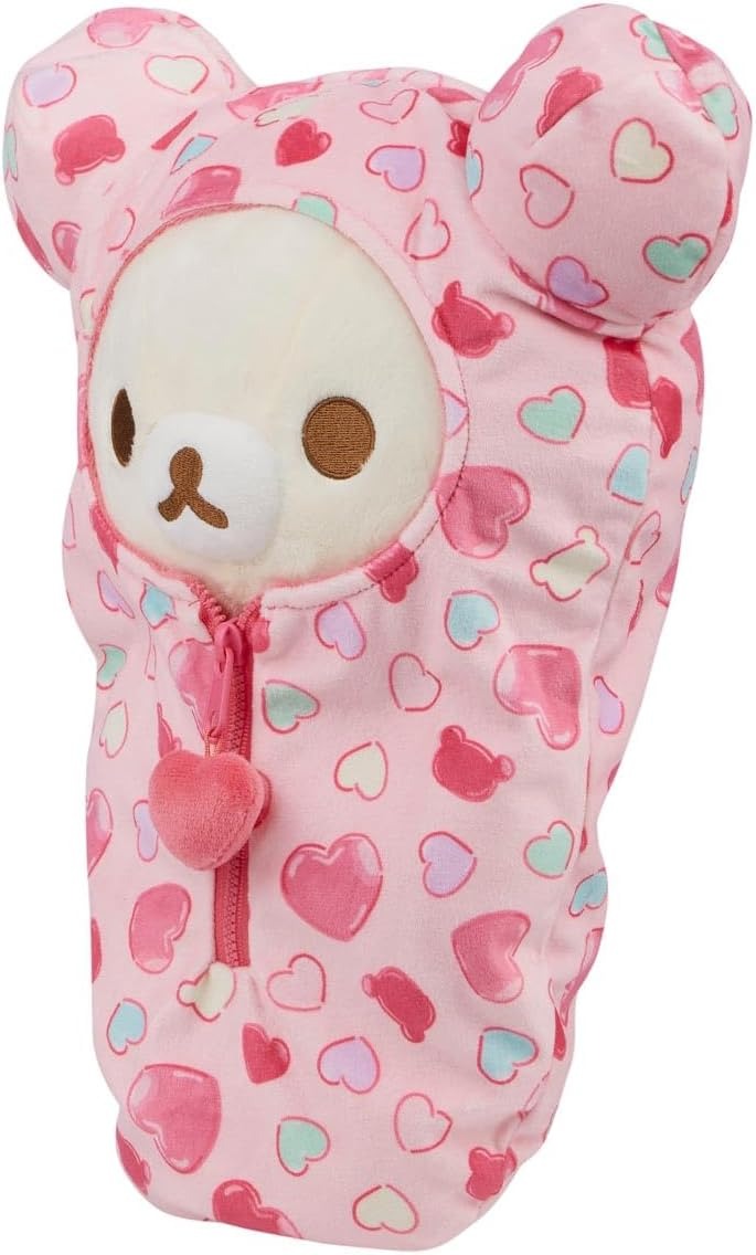 Korilakkuma San-X Original: Hearts Sleeping Bag Plush Toys & Games Rilakkuma